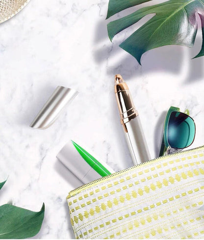 Painless Electric Eyebrow trimmer  with LED Light for Women