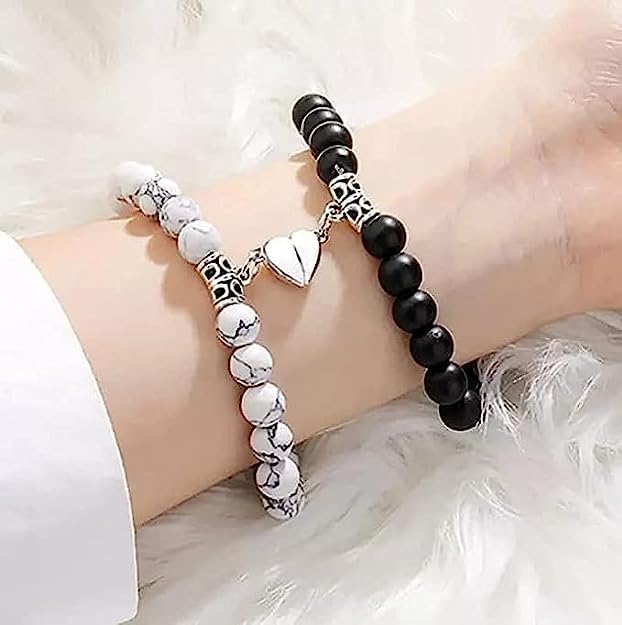 Heart Magnetic Bracelet For Women Men Boys Girls Love Gifts Friendship Promise Bracelet