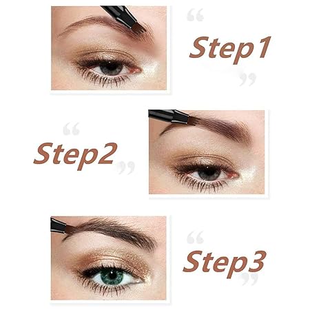 Waterproof Microblading Eyebrow Pencil with a Micro-Fork