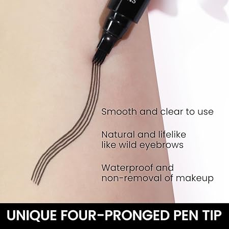 Waterproof Microblading Eyebrow Pencil with a Micro-Fork
