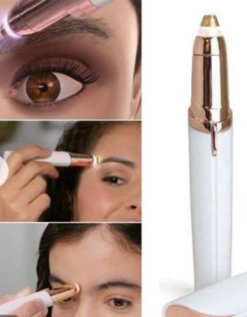 Painless Electric Eyebrow trimmer  with LED Light for Women